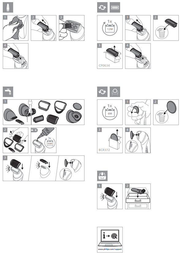 PHILIPS BRL176 Cordless Shaver - 5