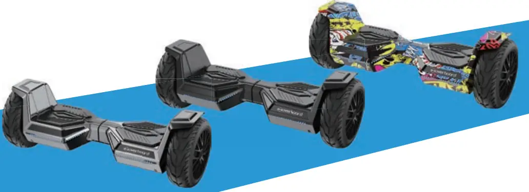 iHoverboard H8 Black Off Road Hoverboard-fig1