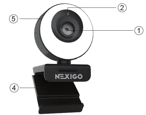 NEXIGO N620E 1080P FHD AutoFocus Webcam fig 1