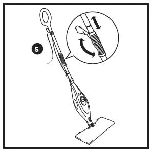 To adjust the length of the mop