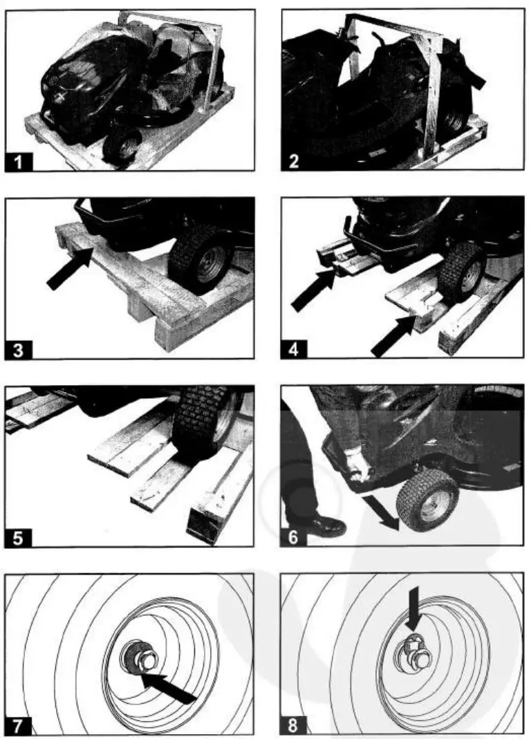AL-KO 92HD Garden Tractor - Figure 1