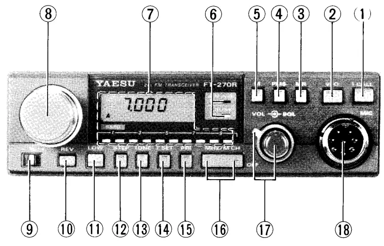 Yaesu FT 270 Handheld Radio - 2