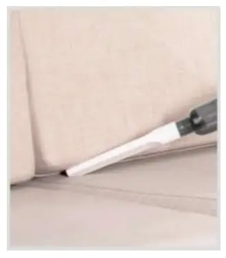 Vacuuming corners or narrow gaps