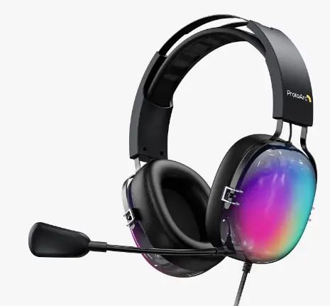 ProtoArc RGB H1 Gaming Headset with Flowing Light