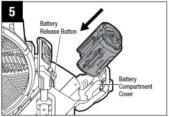 EGO FN1800 FN1800-FC 56 Volt Lithium-Ion Cordless Misting Fan-14