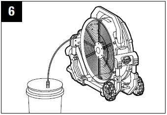 EGO FN1800 FN1800-FC 56 Volt Lithium-Ion Cordless Misting Fan-15