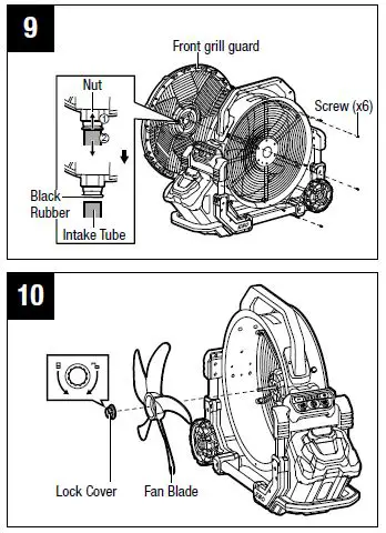 EGO FN1800 FN1800-FC 56 Volt Lithium-Ion Cordless Misting Fan-18