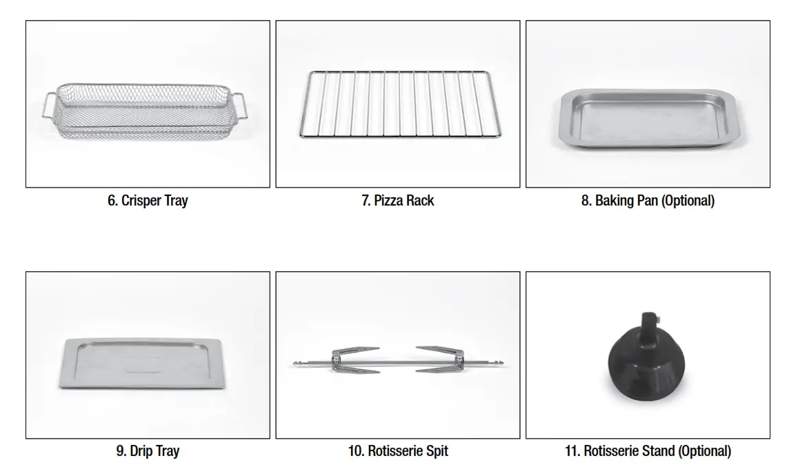 Emeril Lagasse Power AirFryer 360 S·AFO-001 - Parts & Accessories 1
