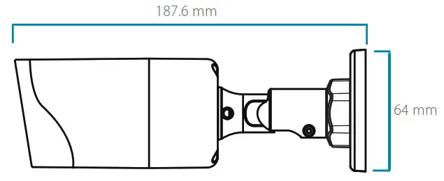 D-Link Vigilance 2 MP H.265 Outdoor Bullet Camera - Technical Specifications