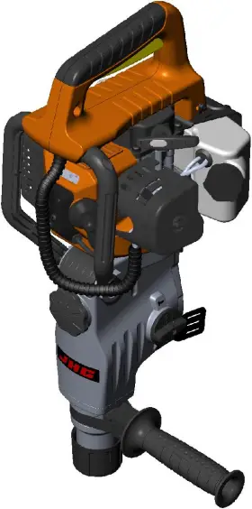 Topmaq JH58 Gasoline HammerDrill