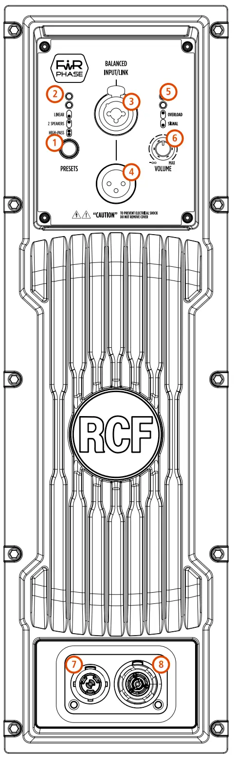 RCF NX 985-A Professional Three-Way Active Speaker - fig 1