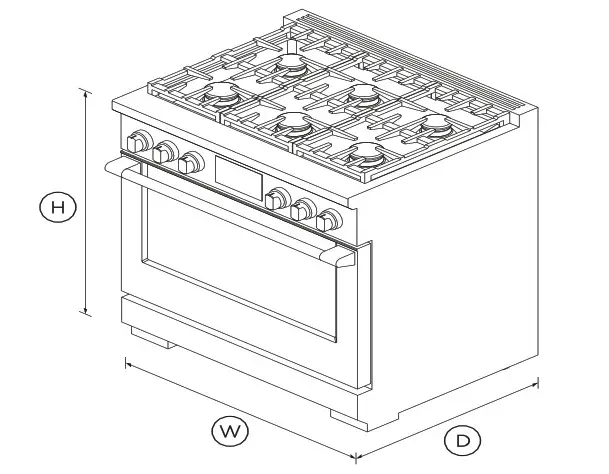 FISHER PAYKEL RDV3-366-N 36 Inch 6 Burners Self Cleaning Dual Fuel Range - Featured Image