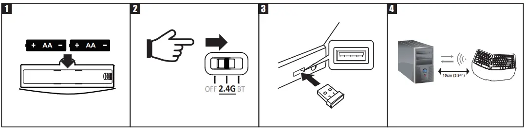 perixx-PERIBOARD-613-Wireless-2-4G-and-Bluetooth-Ergonomic-Keyboard-FIG-3