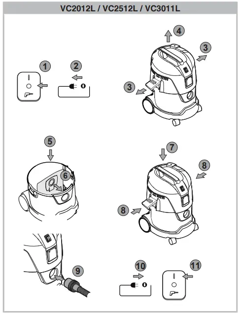 makita-VC2012L-20L-Wet-Dry-Dust-Extraction-Vacuum-Cleaner-FIG-3