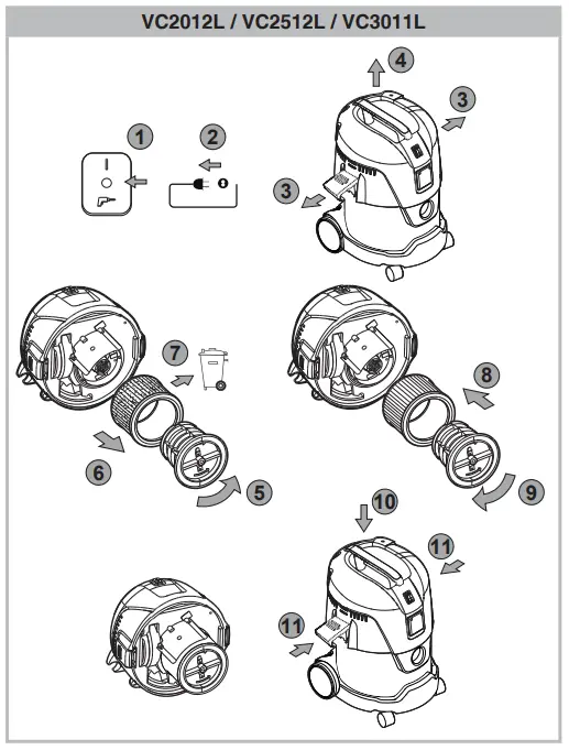 makita-VC2012L-20L-Wet-Dry-Dust-Extraction-Vacuum-Cleaner-FIG-9