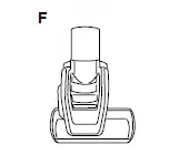 F. Self-Cleaning Pet Power Brush