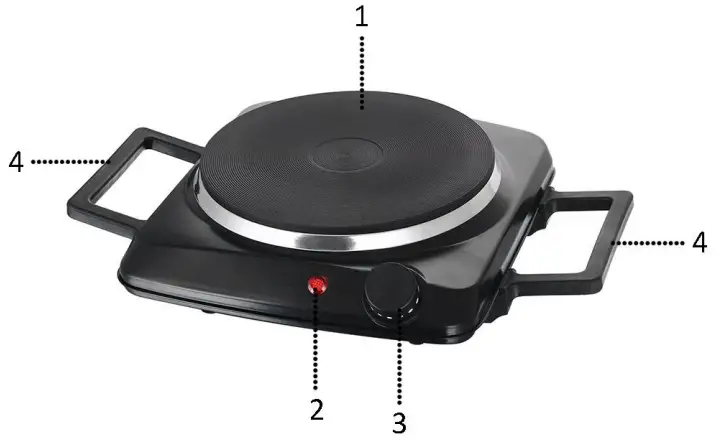 emerio HP-116026.3 Hot Plate Double - Fig 1