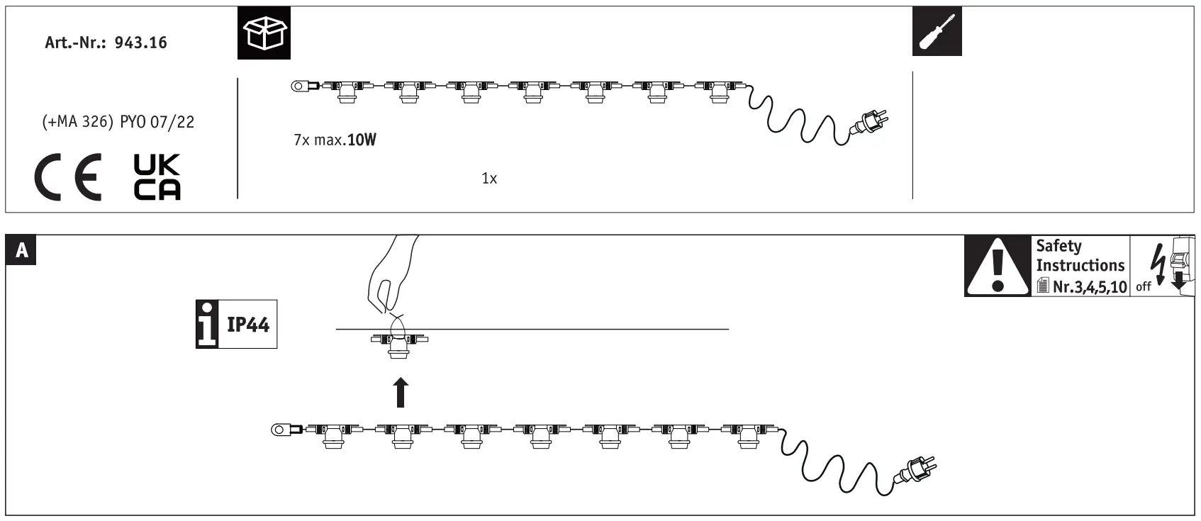 Paulmann 943 16 Fairy Lights - fig