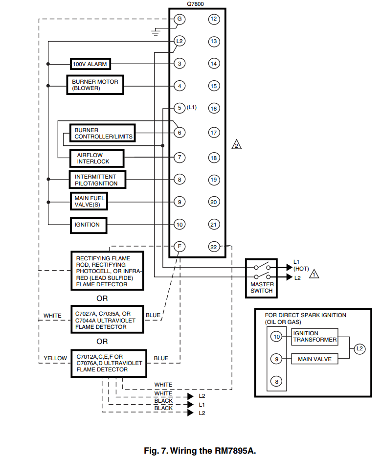 Honeywell 7800 Series Relay Module - fig 10
