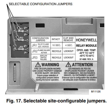 Honeywell 7800 Series Relay Module - fig 16
