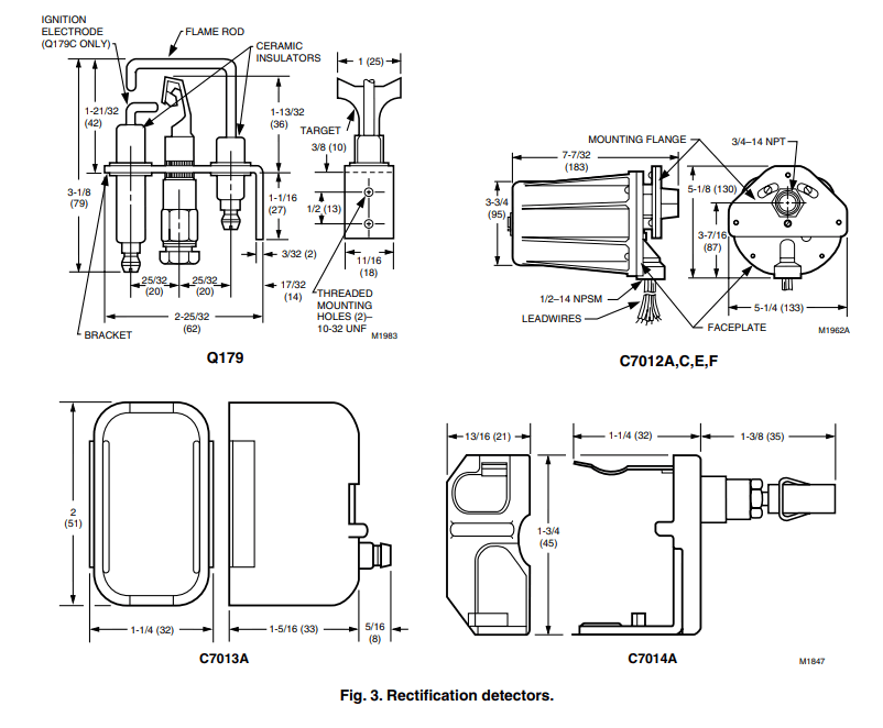 Honeywell 7800 Series Relay Module - fig 2