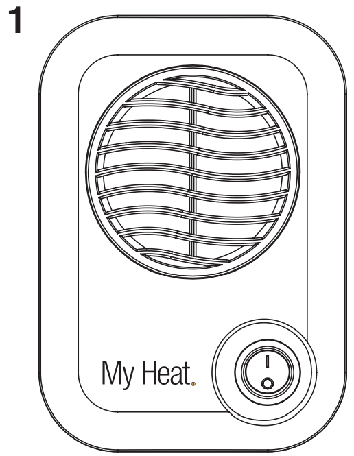 Lasko 100 Series My Heat Personal Ceramic Heater - Partes Incluidas