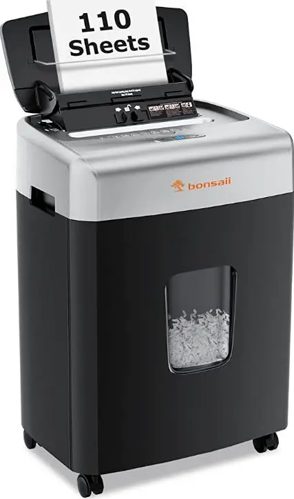 bonsaii-C233-B-Micro-Cut-110-Sheets-Auto-Feed-Shredder