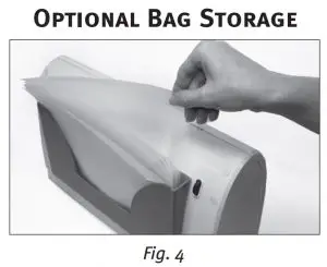FIG 10 Optional Bag Storage