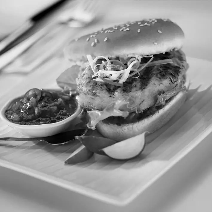 Russell Hobbs 17888 3-In-1 Panini Grill--SANTA FÉ VEGGIE-BURGER