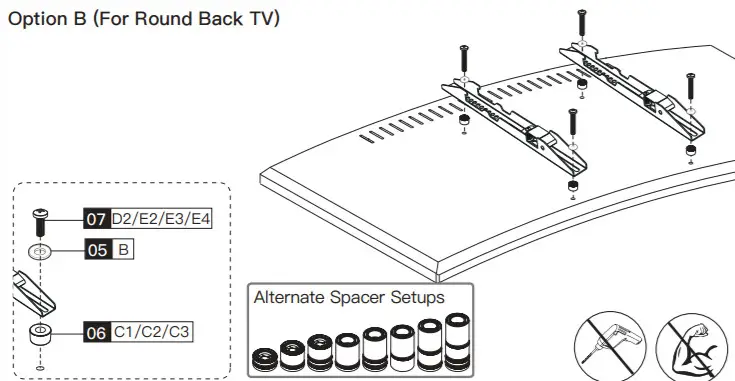 PERLESMITH TV Wall Mount PSLF6 -figure 16