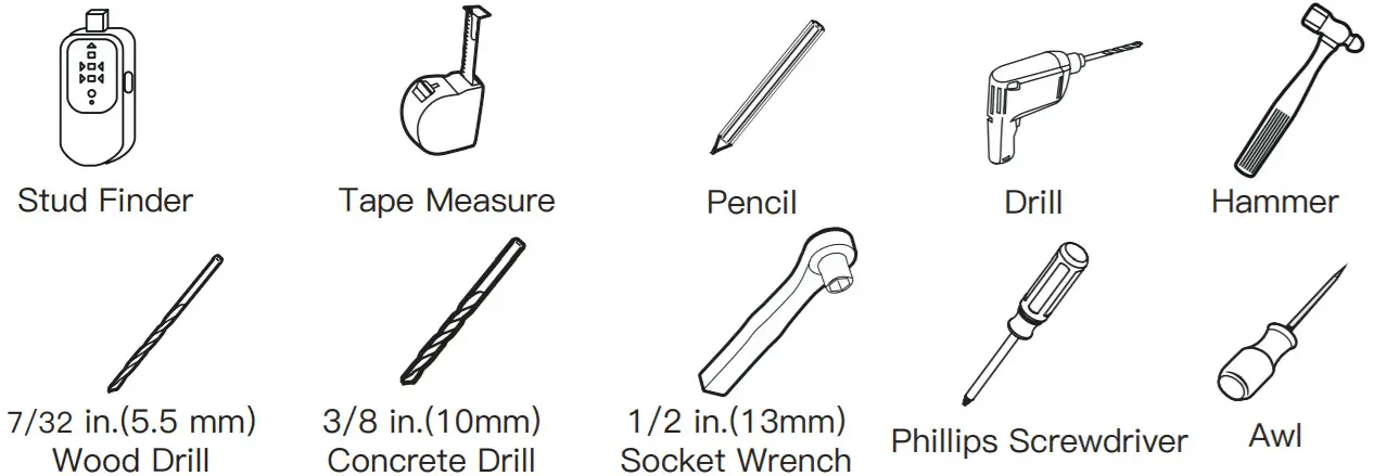 PERLESMITH TV Wall Mount PSLF6 -figure 3