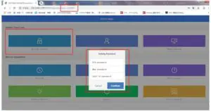 Web Management Interface Operation