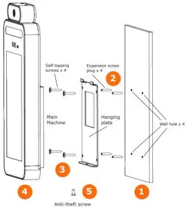 WALL-MOUNTED INSTALLATION