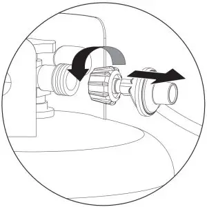 Disconnecting LP Gas Tank