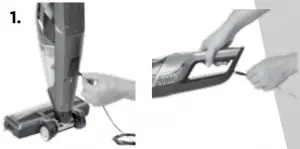 Cordless Vacuum operating