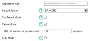 Milesight PIR & Light Sensor Featuring LoRaWAN - Basic LoRaWAN Settings 2