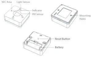 Milesight PIR & Light Sensor Featuring LoRaWAN - Hardware Overview