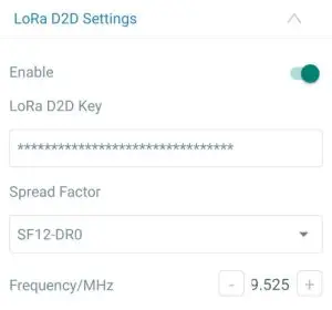 Milesight PIR & Light Sensor Featuring LoRaWAN - LoRa D2D Settings