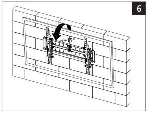 hama 00118055 Tilt TV Wall Bracket - fig5