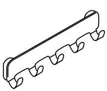 a close up of a hanger