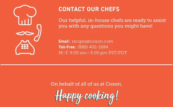 COSORI CO117-DK Original Digital Glass Kettle - CONTACT OUR CHEFS