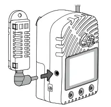 TANDD RTR-576 Wireless CO2 Recorder - Connect the Sensor