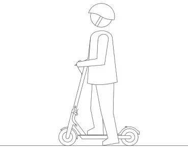 xiaomi M365 Electric Scooter- Step on the deck