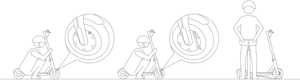 xiaomi M365 Electric Scooter-nozzle adapter