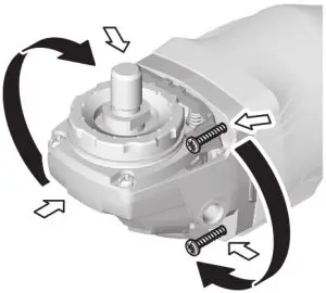 BOSCH GWS 18V 15 C Professional Cordless Angle - Machine Head