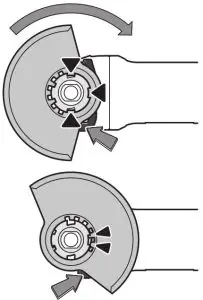 BOSCH GWS 18V 15 C Professional Cordless Angle - Protective guard