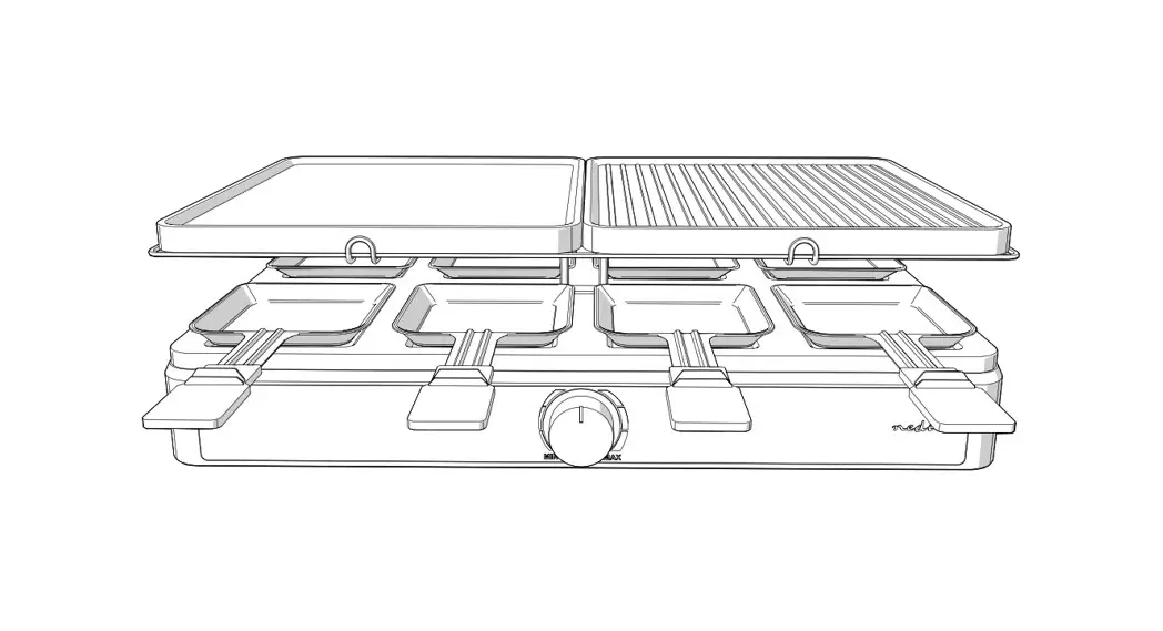 Nedis Fcra300fbk8 Gourmet / Raclette Set User Guide Nedis Fcra300fbk8 Gourmet / Raclette Set User Guide