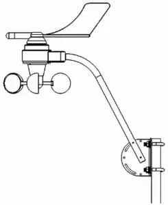 Mount the arm on the mast