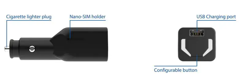 TELTONIKA Telematics PLUG AND TRACK DEVICE WITH BLUETOOTH - Ports