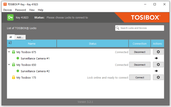 TOSIBOX 670 Wireless Industrial Router - Key software